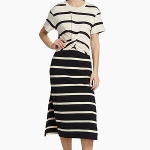 Tanya Taylor 
Willow Twist-Front Cotton-Blend Dress